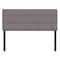 Flash Furniture Gray Tufted Fabric Upholstered Queen Headboard TW-3WLHB21-GY-Q-GG - alternate 1